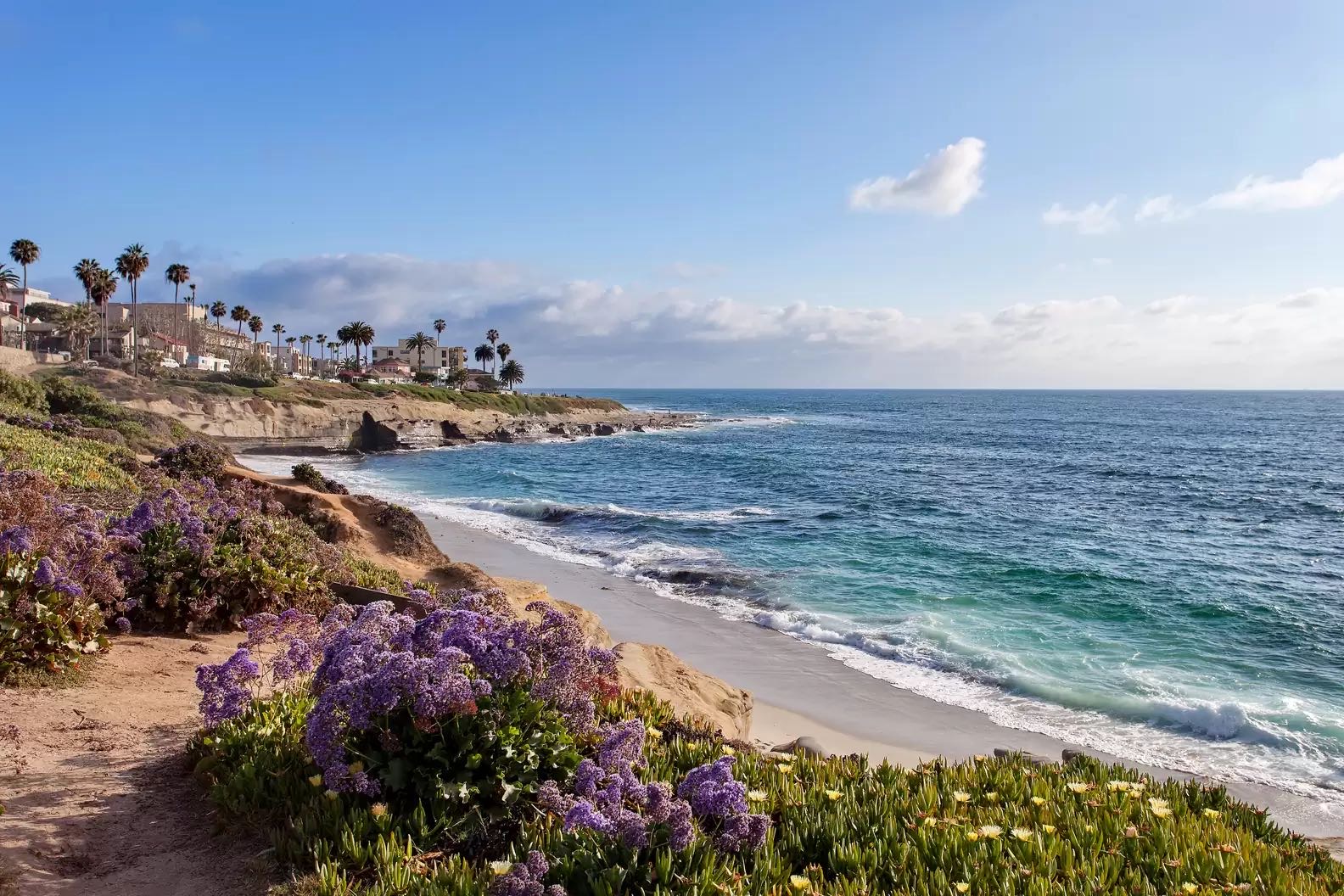 Photo of the coast of Orange County, California