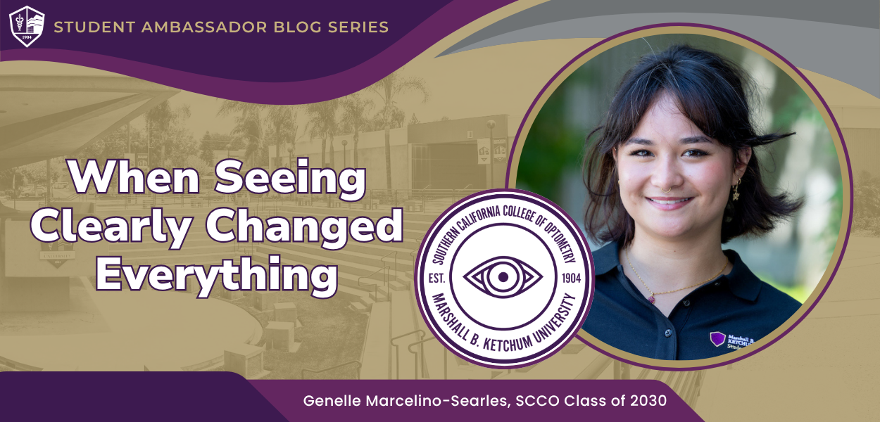 When Seeing Clearly Changed Everything by Genelle Marcelino-Searles