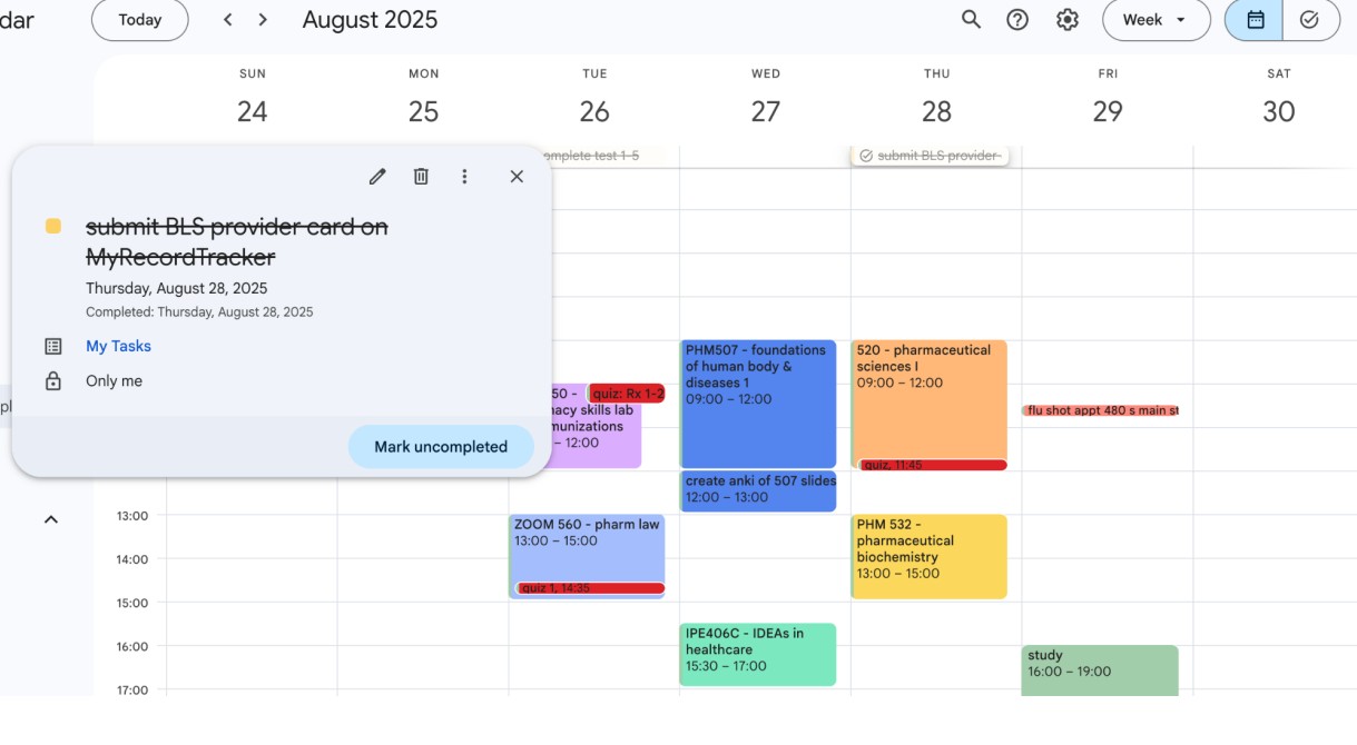 Calendar