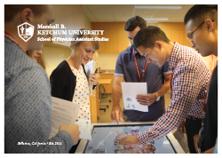 Download the School of PA Studies General Info Booklet PDF