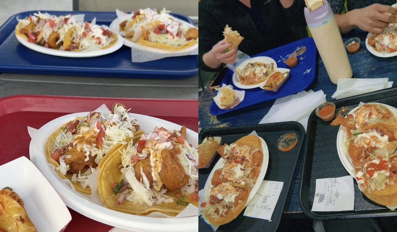 trays of tacos