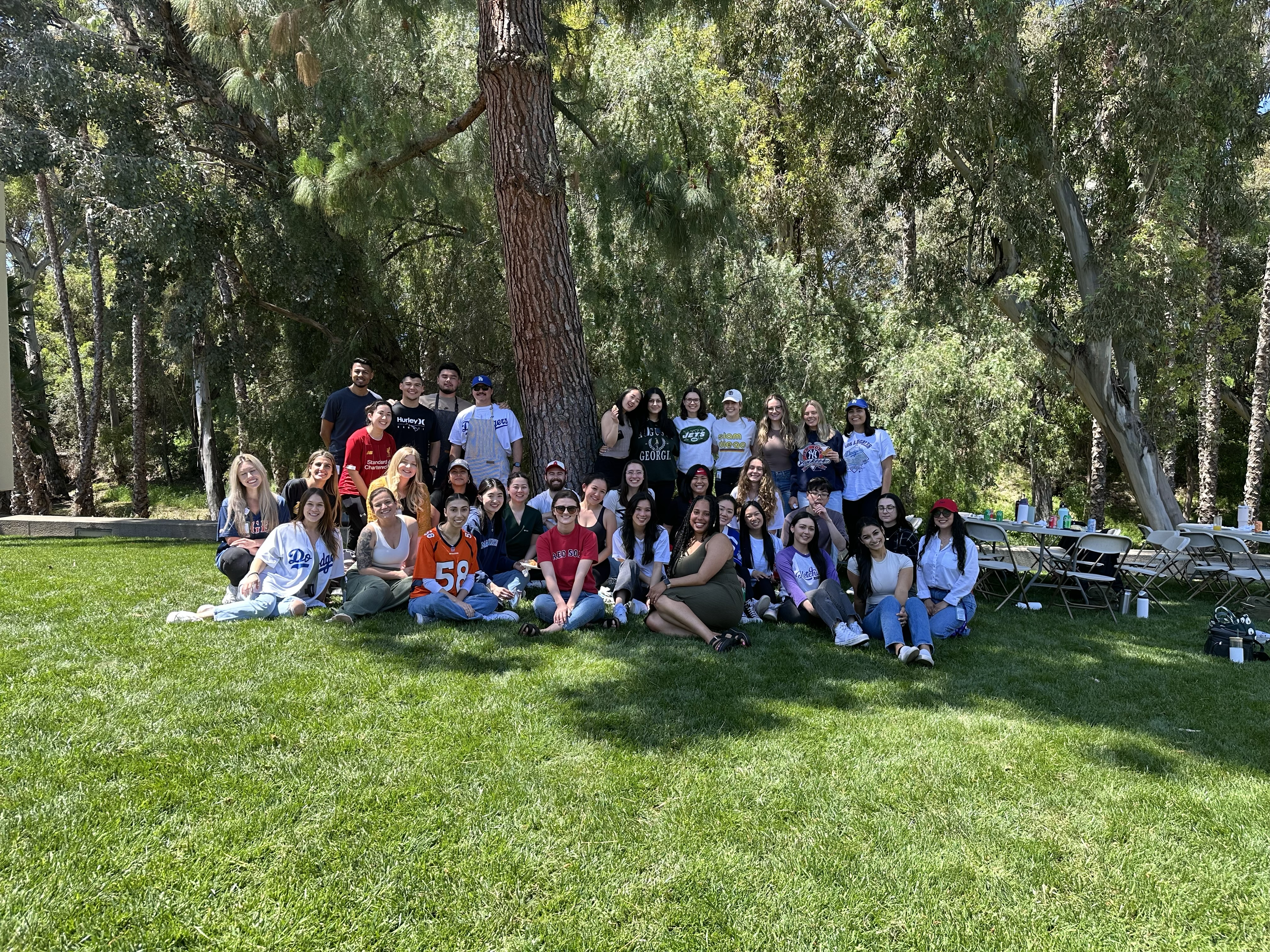 Photo of the SPAS Class of 2025 on the commons