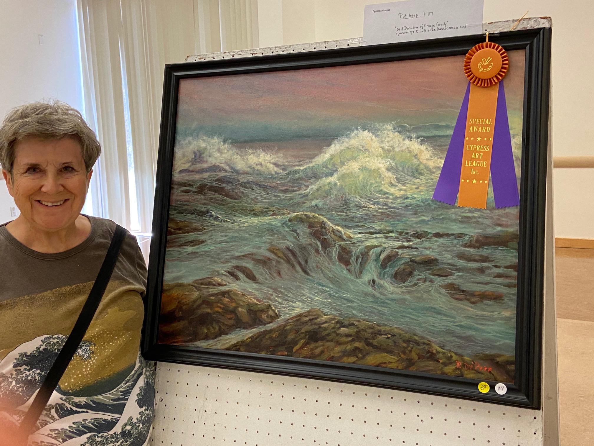 Award Winning "Storm at Sea" Painting