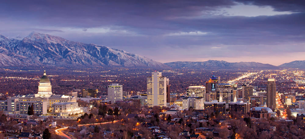 Salt Lake City Sky Line