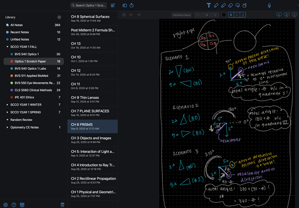 Screenshot of Notability