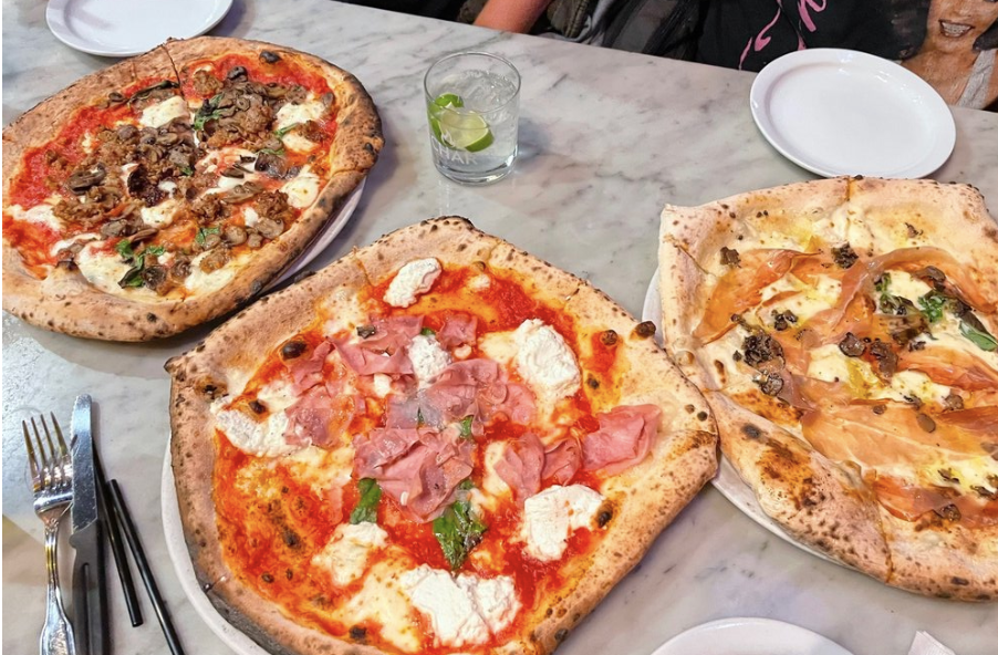 Photo of pizzas