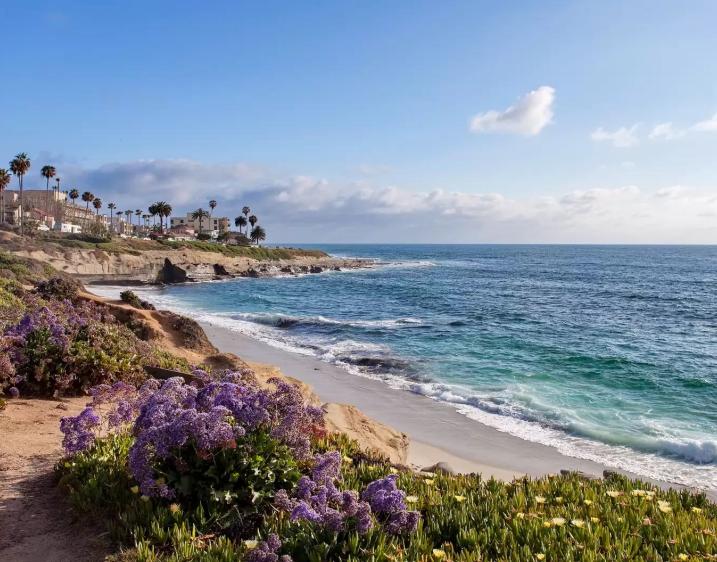 Photo of the coast of Orange County, California