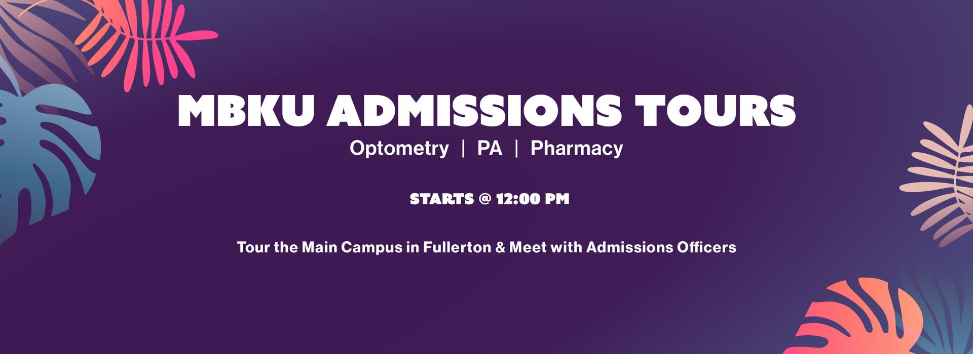 MBKU Admissions Tours