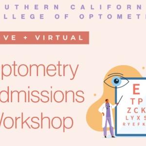 Optometry Admissions Workshop Sat, July 26 2025