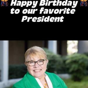 Caption: Happy Birthday to our favorite Presdient